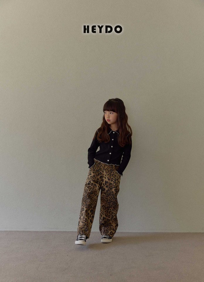 Heydo - Korean Children Fashion - #kidsstore - Leopard Pants - 10