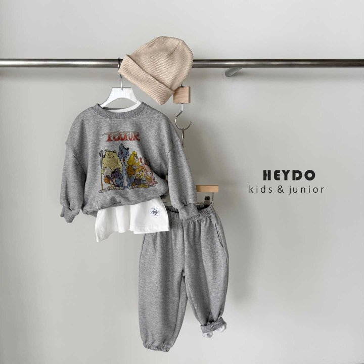 Heydo - Korean Children Fashion - #kidsstore - Puffer Fleece Set - 6