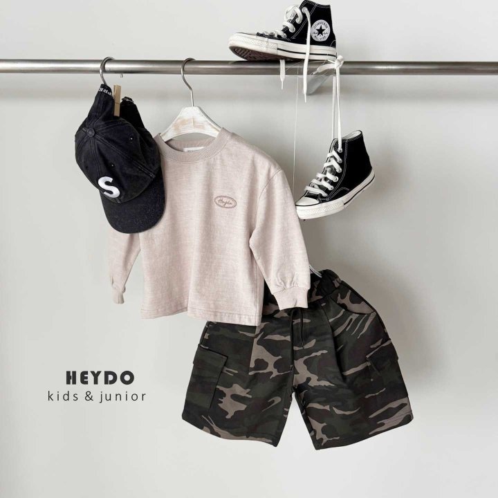 Heydo - Korean Children Fashion - #kidzfashiontrend - Camo Bermuda Pants - 10