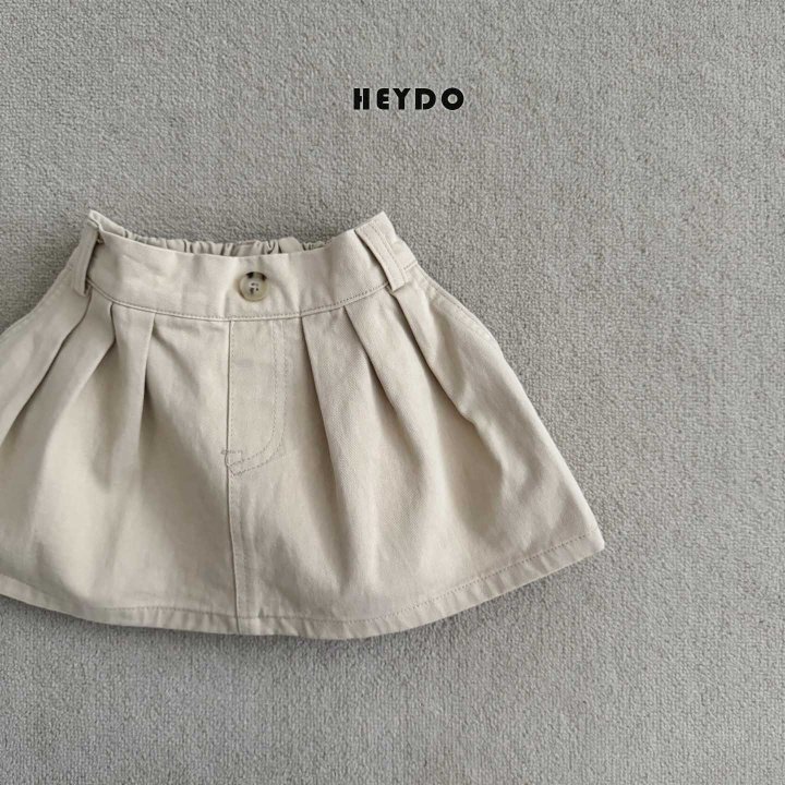Heydo - Korean Children Fashion - #kidzfashiontrend - Ember Pleated Skirt (Beige) - 8