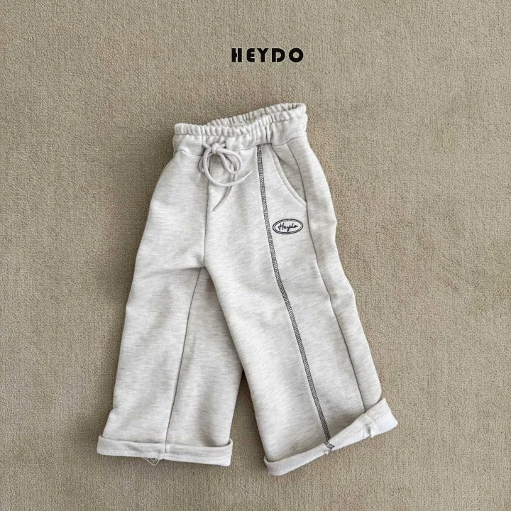 Heydo - Korean Children Fashion - #kidsstore - Logo Embroidery Pants - 4