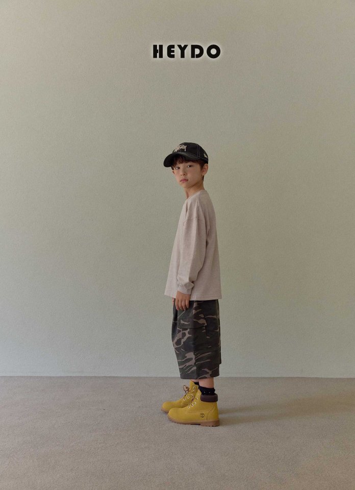 Heydo - Korean Children Fashion - #littlefashionista - Camo Bermuda Pants - 12