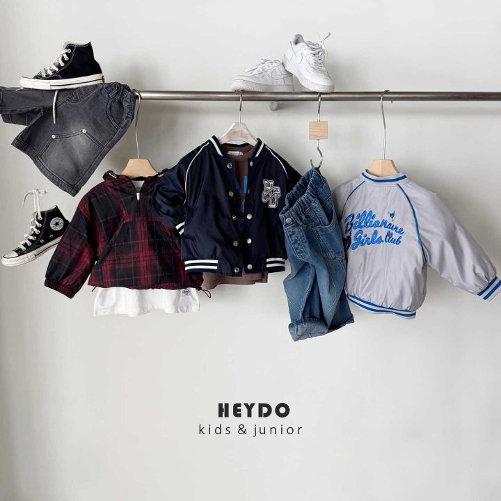 Heydo - Korean Children Fashion - #littlefashionista - Brush Kuro Denim Pants - 8