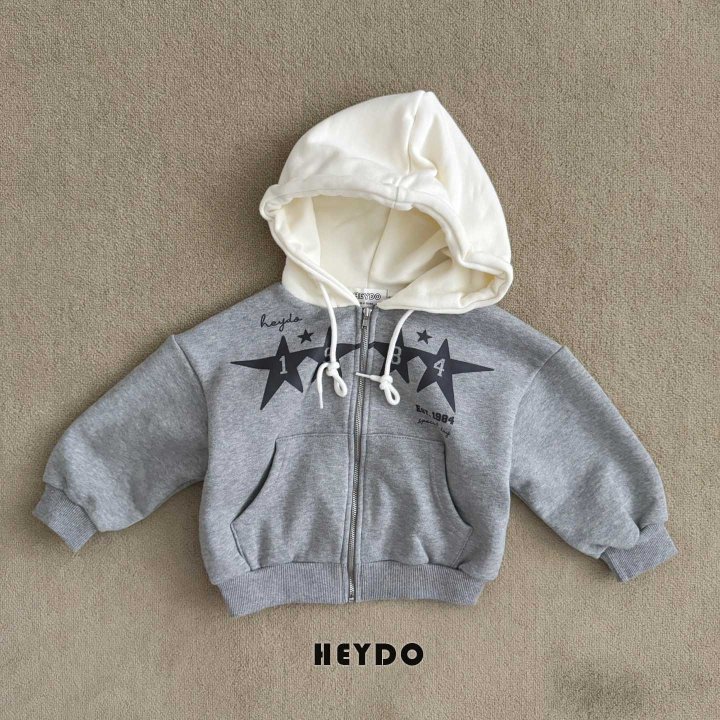 Heydo - Korean Children Fashion - #littlefashionista - 1984 Star Zip-Up Jumper - 3