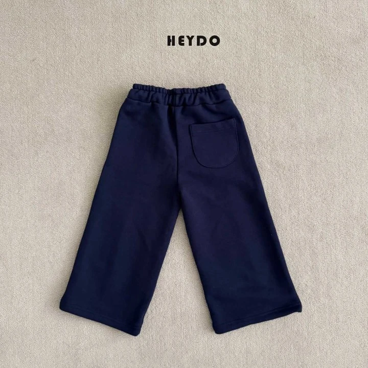 Heydo - Korean Children Fashion - #magicofchildhood - Logo Embroidery Pants - 7