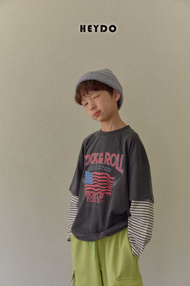 Heydo - Korean Children Fashion - #magicofchildhood - Rock and Rock Double Tee - 8