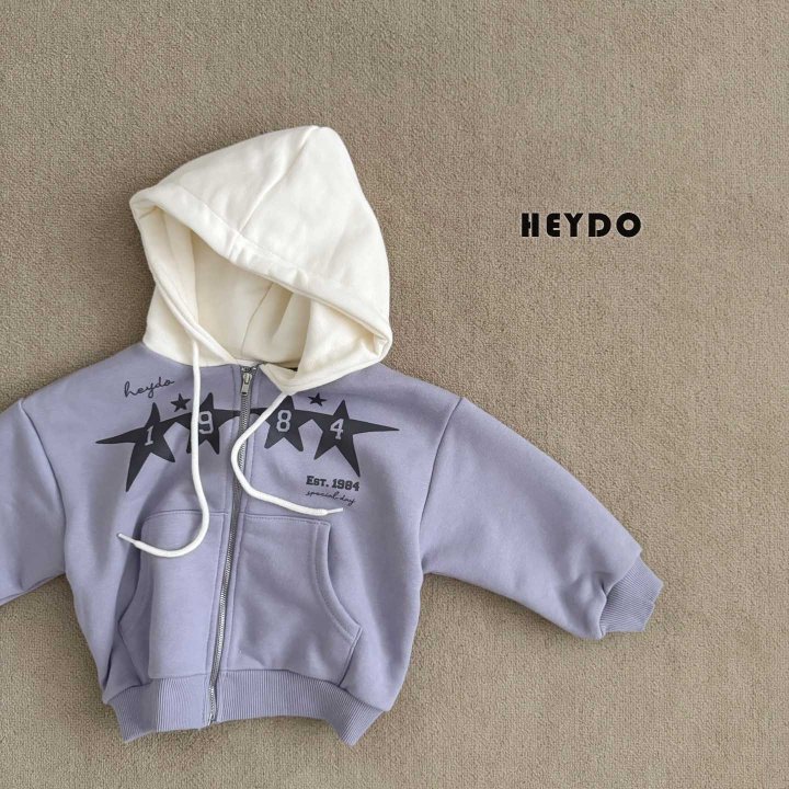 Heydo - Korean Children Fashion - #littlefashionista - 1984 Star Zip-Up Jumper - 4
