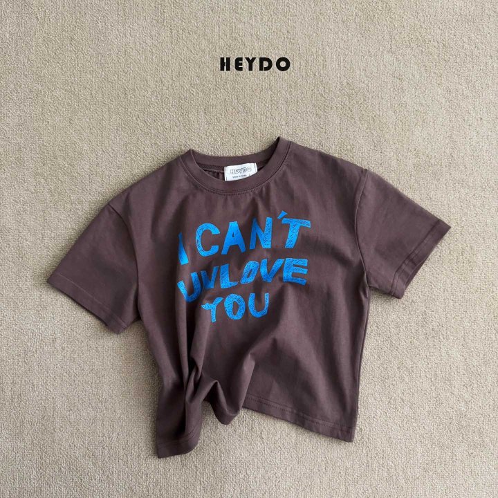 Heydo - Korean Children Fashion - #minifashionista - Unlove Short Sleeve Tee - 5