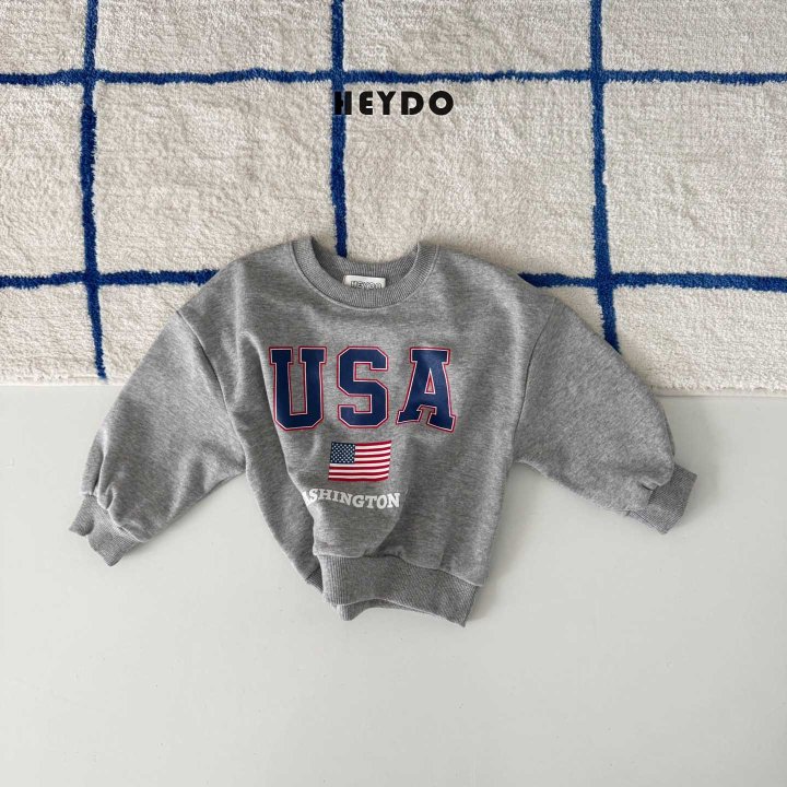 Heydo - Korean Children Fashion - #prettylittlegirls - USA Sweatshirt - 2