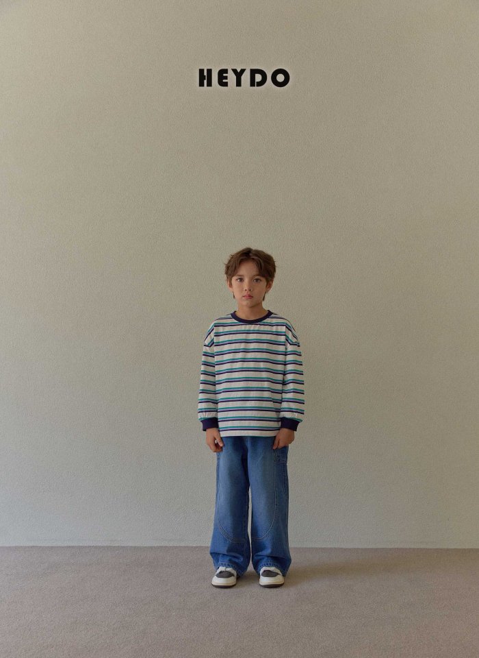 Heydo - Korean Children Fashion - #prettylittlegirls - Brush Kuro Denim Pants - 11