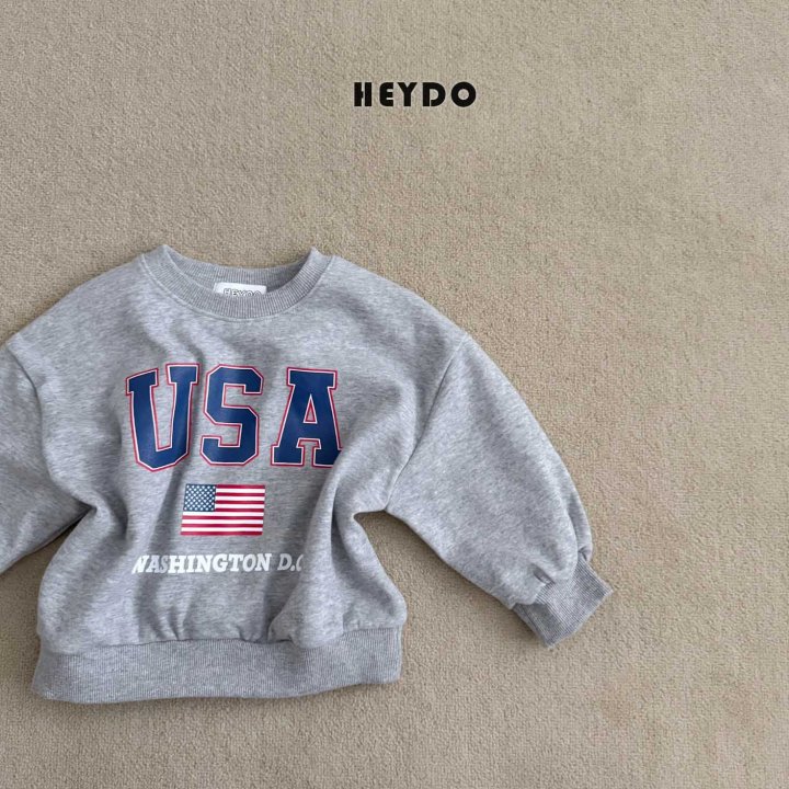Heydo - Korean Children Fashion - #stylishchildhood - USA Sweatshirt - 5