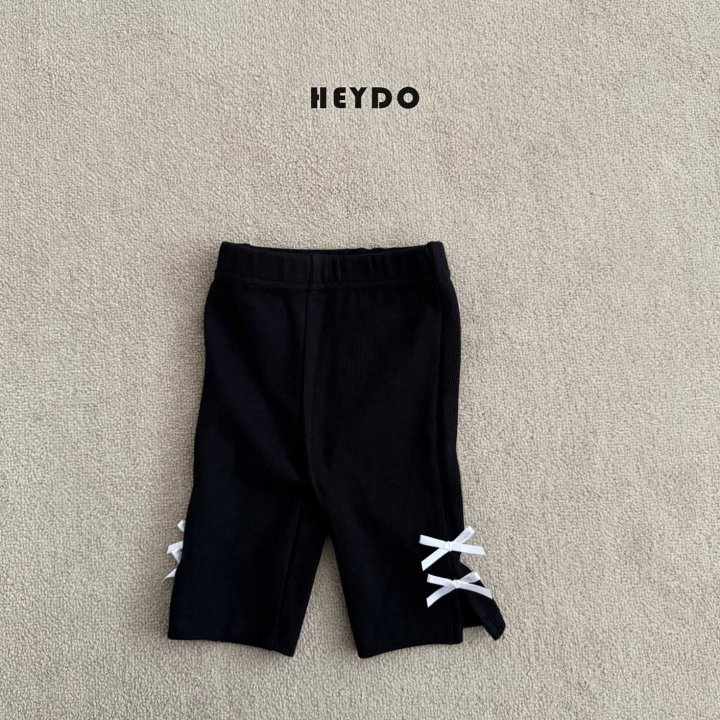 Heydo - Korean Children Fashion - #toddlerclothing - Zexy Side-Slit Half Leggings - 4