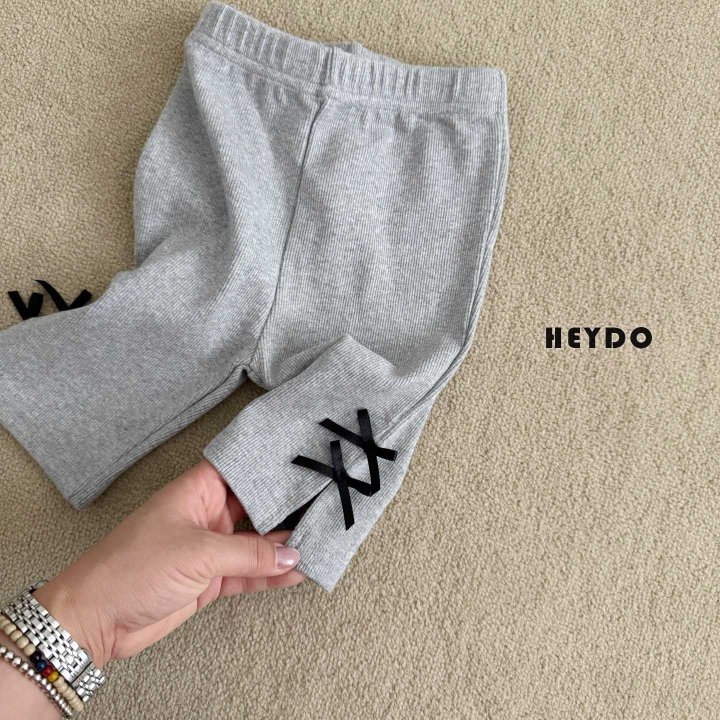 Heydo - Korean Children Fashion - #todddlerfashion - Zexy Side-Slit Half Leggings - 2
