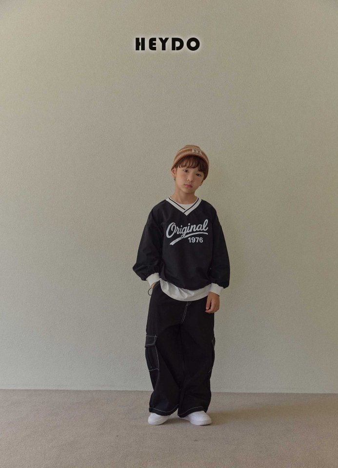 Heydo - Korean Children Fashion - #todddlerfashion - Original Windbreaker Tee - 12