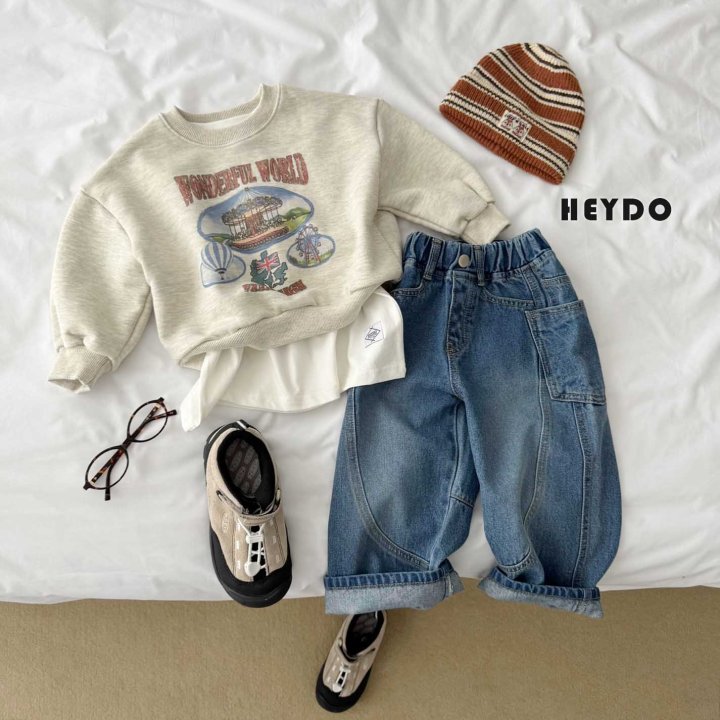 Heydo - Korean Children Fashion - #toddlerclothing - Amusement Park Sweatshirt - 5