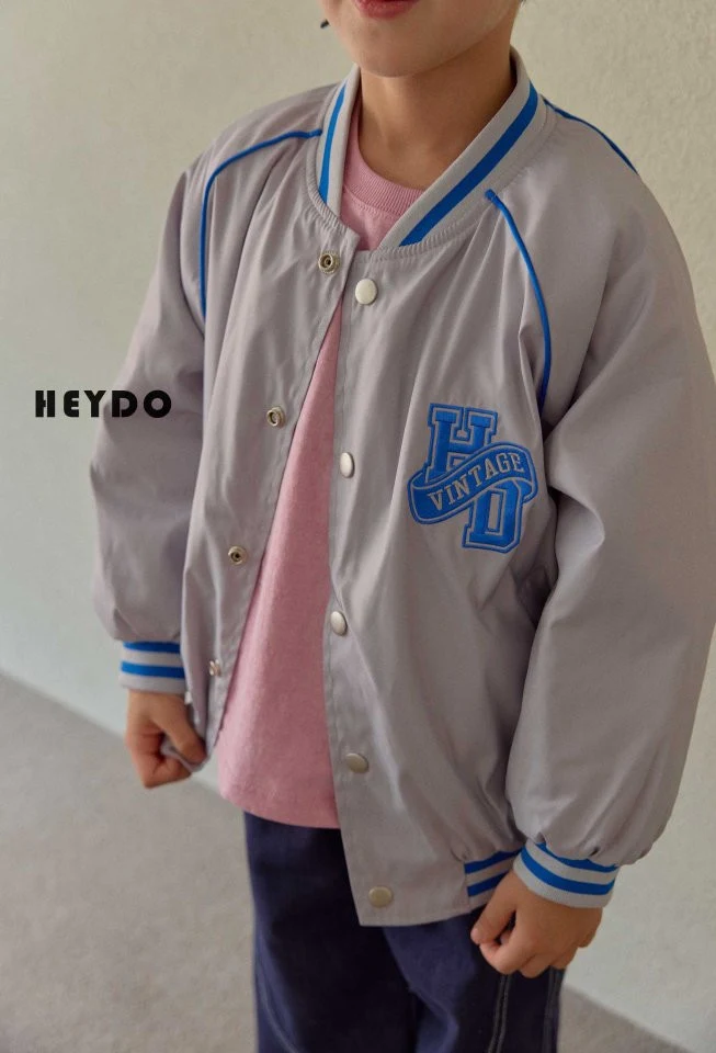 Heydo - Korean Children Fashion - #toddlerclothing - HD Baseball Jumper - 11