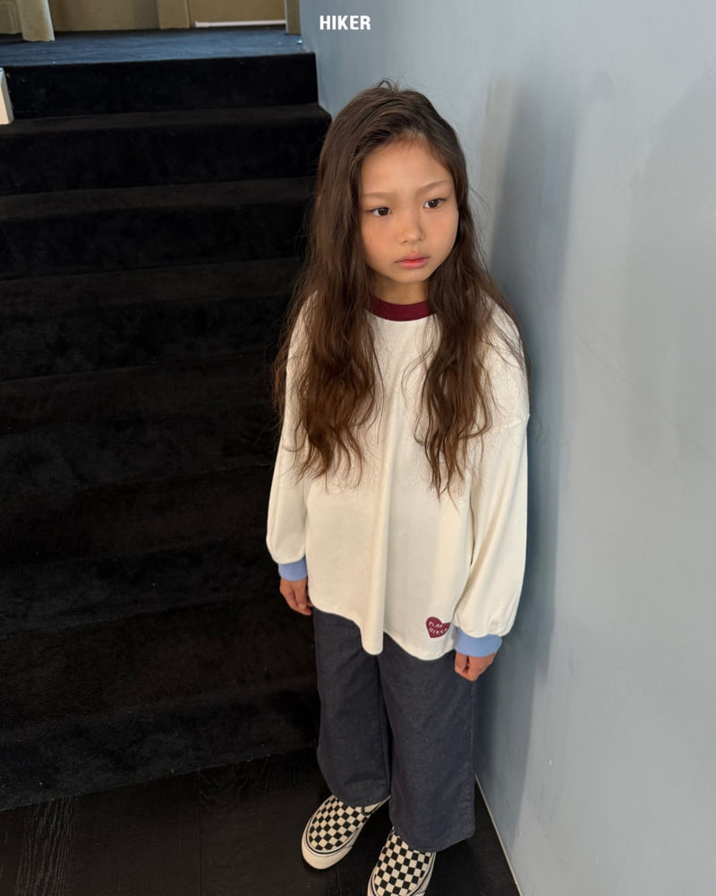 Hiker - Korean Children Fashion - #Kfashion4kids - Love Ribbed Tee - 10
