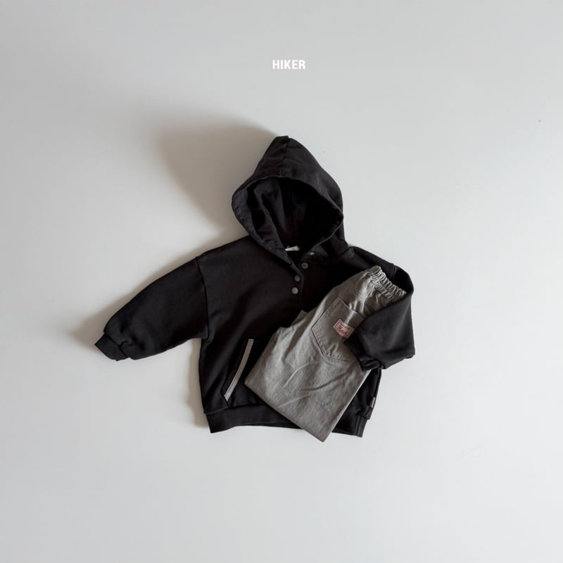 Hiker - Korean Children Fashion - #childofig - Derby Button Hoodie - 6