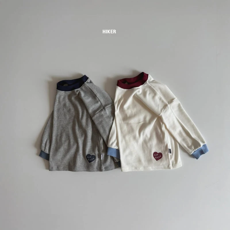 Hiker - Korean Children Fashion - #childofig - Love Ribbed Tee