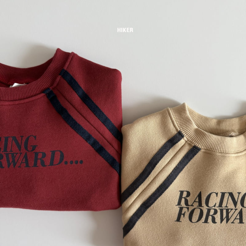 Hiker - Korean Children Fashion - #childofig - Racing Raglan Sweatshirt - 6