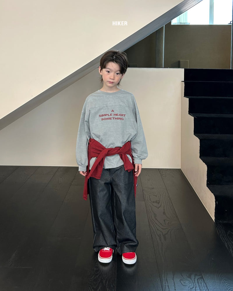 Hiker - Korean Children Fashion - #childrensboutique - Preppy Raw Denim Pants - 10