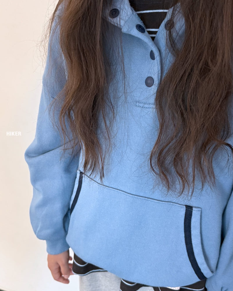 Hiker - Korean Children Fashion - #designkidswear - Derby Button Hoodie - 9