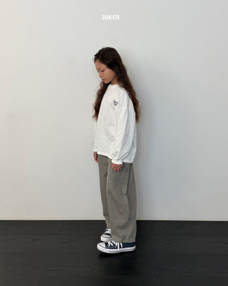 Hiker - Korean Children Fashion - #designkidswear - Paisley Heart Ribbed Tee - 11