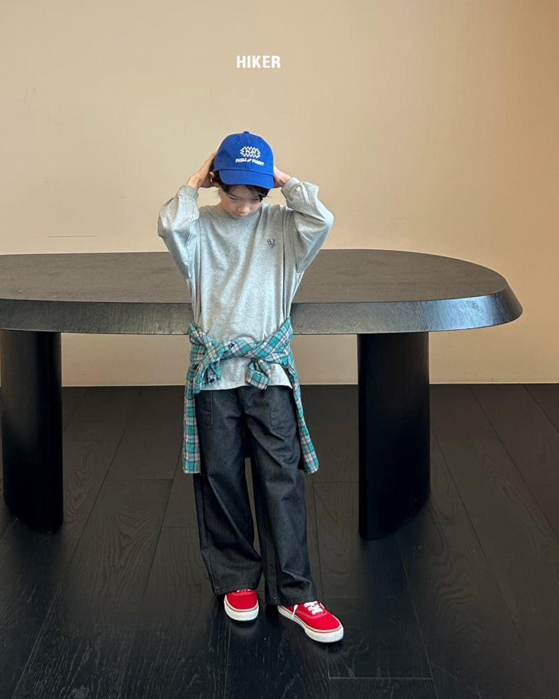 Hiker - Korean Children Fashion - #discoveringself - Preppy Raw Denim Pants - 12