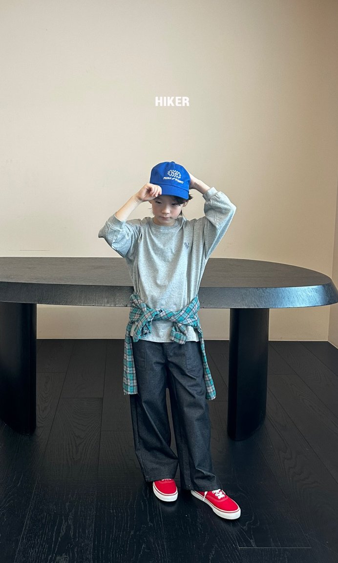 Hiker - Korean Children Fashion - #discoveringself - Paisley Heart Ribbed Tee - 12