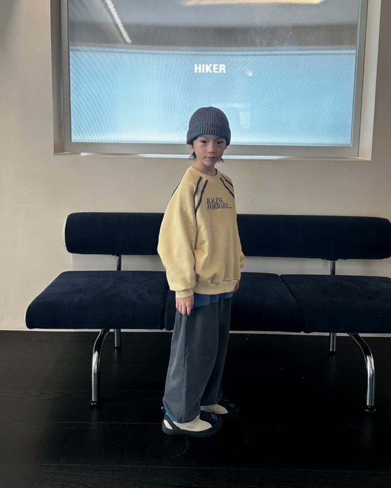 Hiker - Korean Children Fashion - #fashionkids - Racing Raglan Sweatshirt - 10