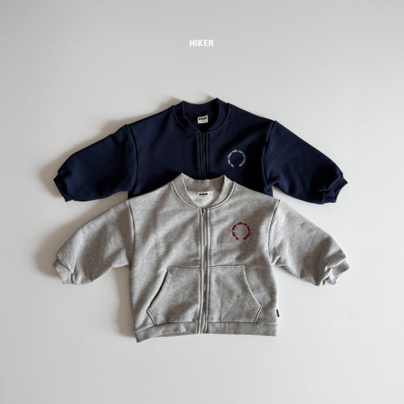 Hiker - Korean Children Fashion - #kidsshorts - Rivet Base Zip-up Jacket - 3