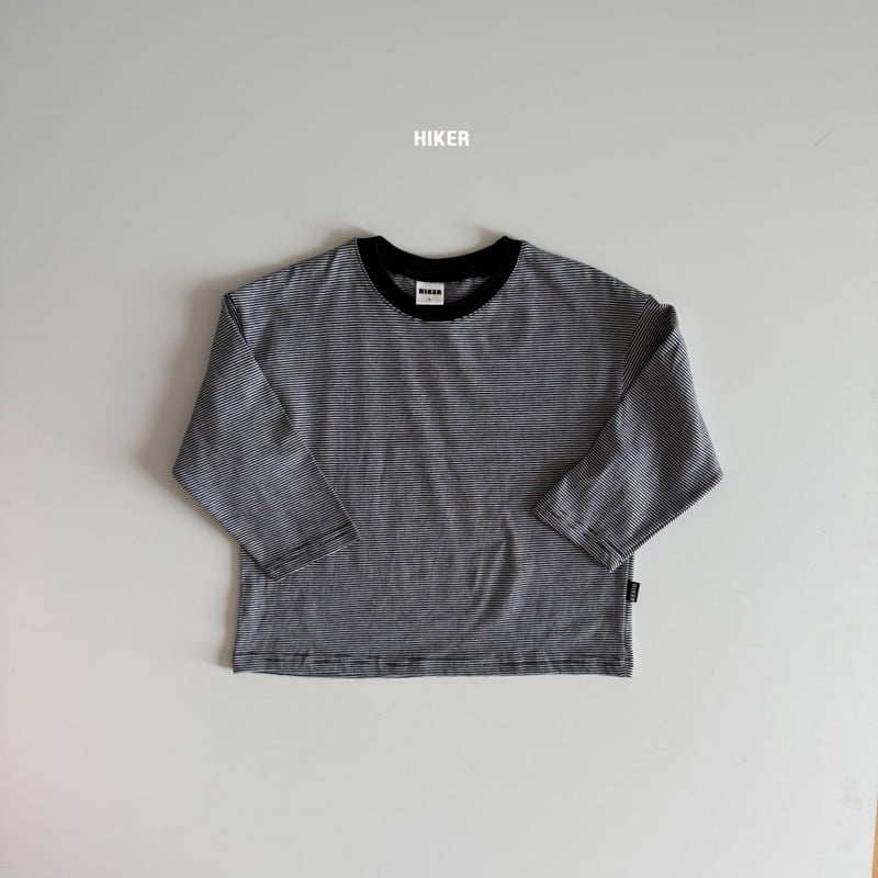 Hiker - Korean Children Fashion - #kidsshorts - Planned Johnny Stripe Tee - 9
