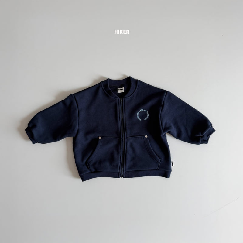 Hiker - Korean Children Fashion - #kidsshorts - Rivet Base Zip-up Jacket - 4