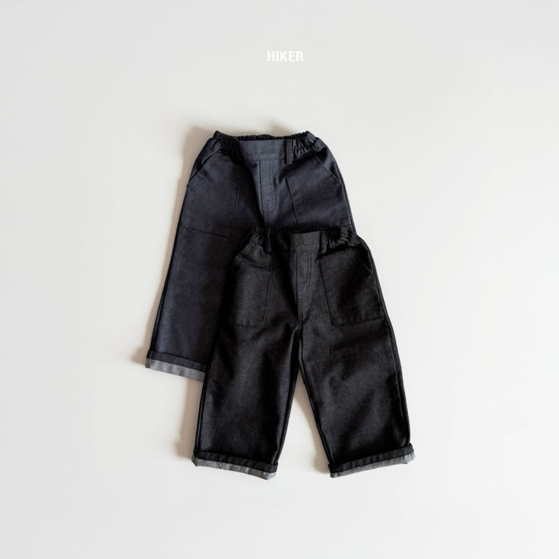 Hiker - Korean Children Fashion - #kidzfashiontrend - Preppy Raw Denim Pants - 2