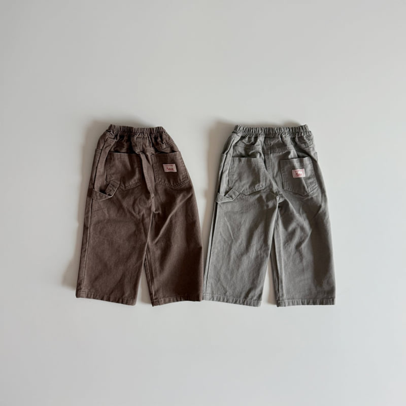 Hiker - Korean Children Fashion - #Kfashion4kids - Pig Carpenter Pants - 4
