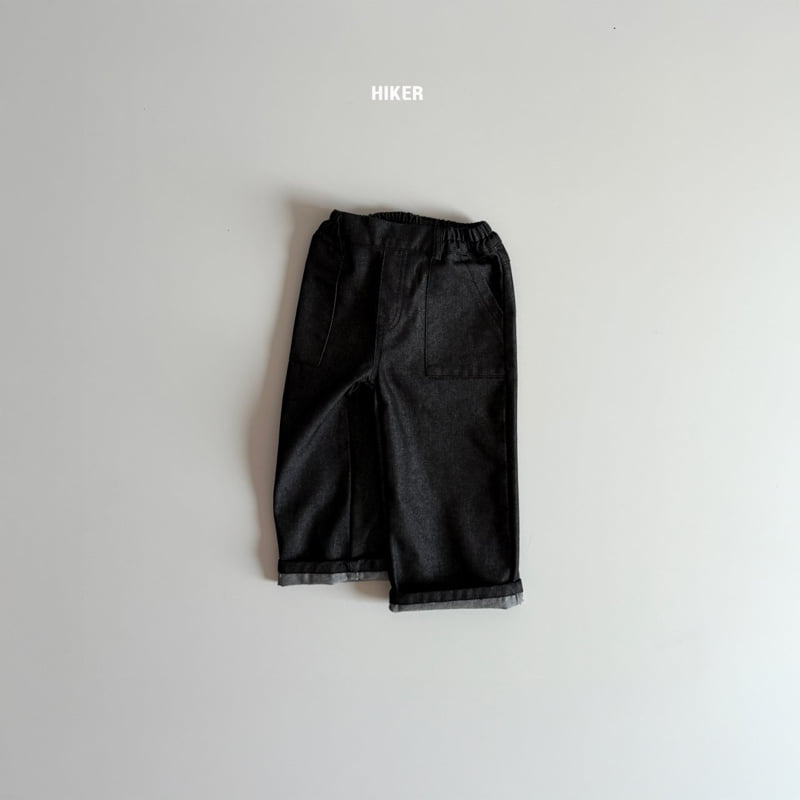 Hiker - Korean Children Fashion - #magicofchildhood - Preppy Raw Denim Pants - 5