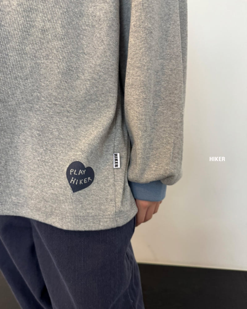 Hiker - Korean Children Fashion - #magicofchildhood - Love Ribbed Tee - 12