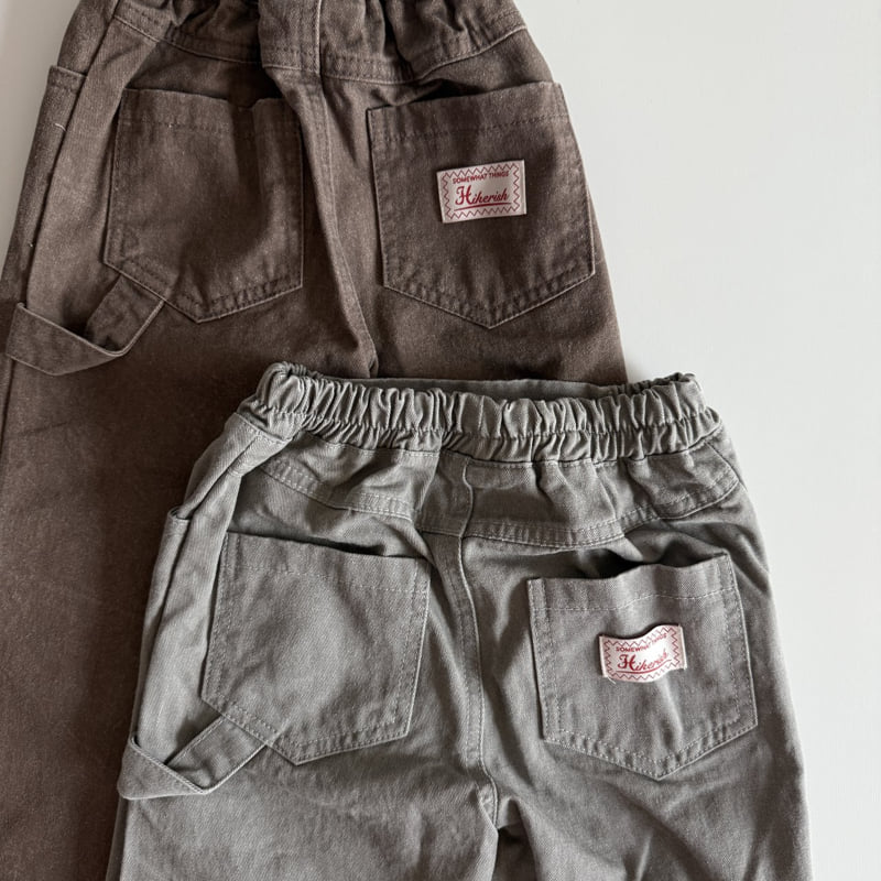Hiker - Korean Children Fashion - #magicofchildhood - Pig Carpenter Pants - 5