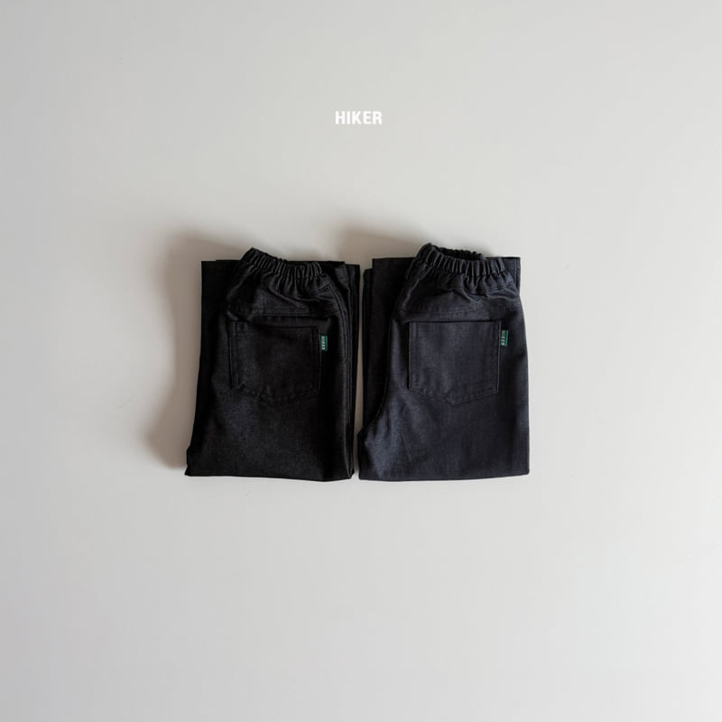 Hiker - Korean Children Fashion - #minifashionista - Preppy Raw Denim Pants - 6