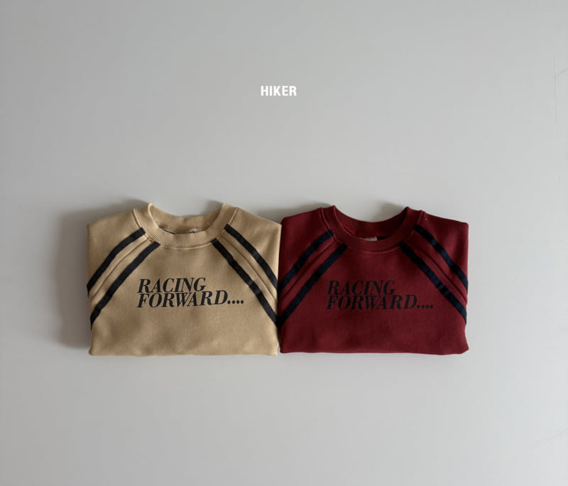 Hiker - Korean Children Fashion - #prettylittlegirls - Racing Raglan Sweatshirt - 2