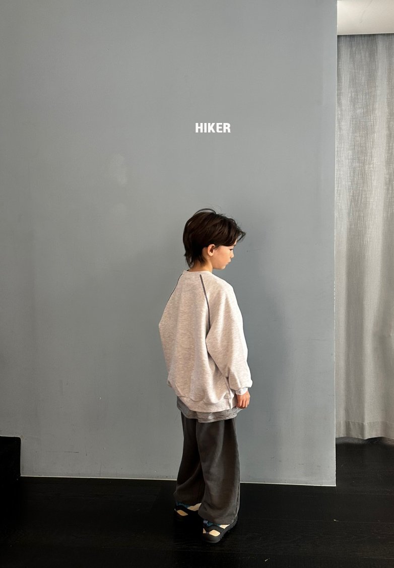 Hiker - Korean Children Fashion - #stylishchildhood - Love You Embroidery Raglan Sweatshirt - 11