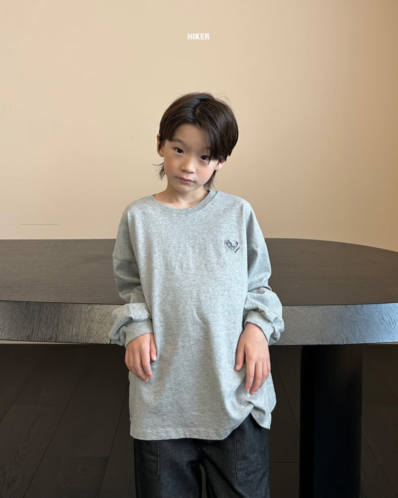 Hiker - Korean Children Fashion - #stylishchildhood - Paisley Heart Ribbed Tee - 8