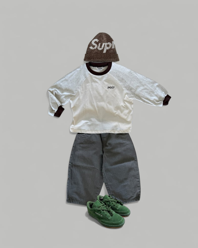 Hiker - Korean Children Fashion - #stylishchildhood - Cookies Cream Raglan Tee - 7