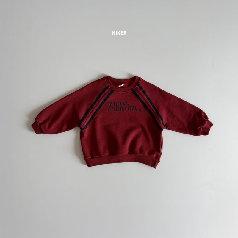 Hiker - Korean Children Fashion - #stylishchildhood - Racing Raglan Sweatshirt - 5