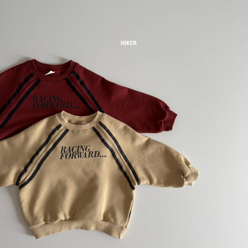 Hiker - Korean Children Fashion - #todddlerfashion - Racing Raglan Sweatshirt - 3