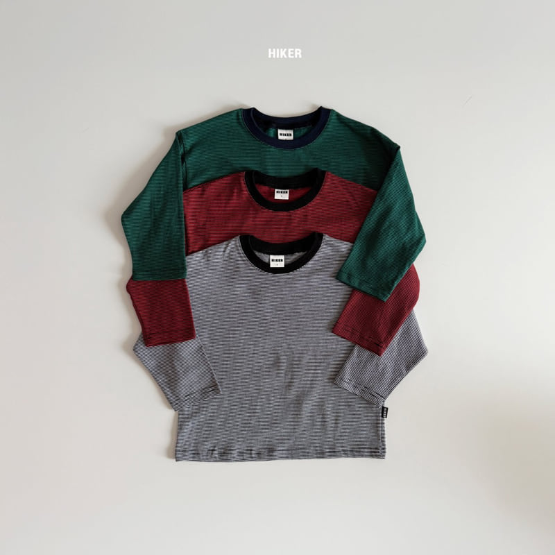 Hiker - Korean Children Fashion - #todddlerfashion - Planned Johnny Stripe Tee