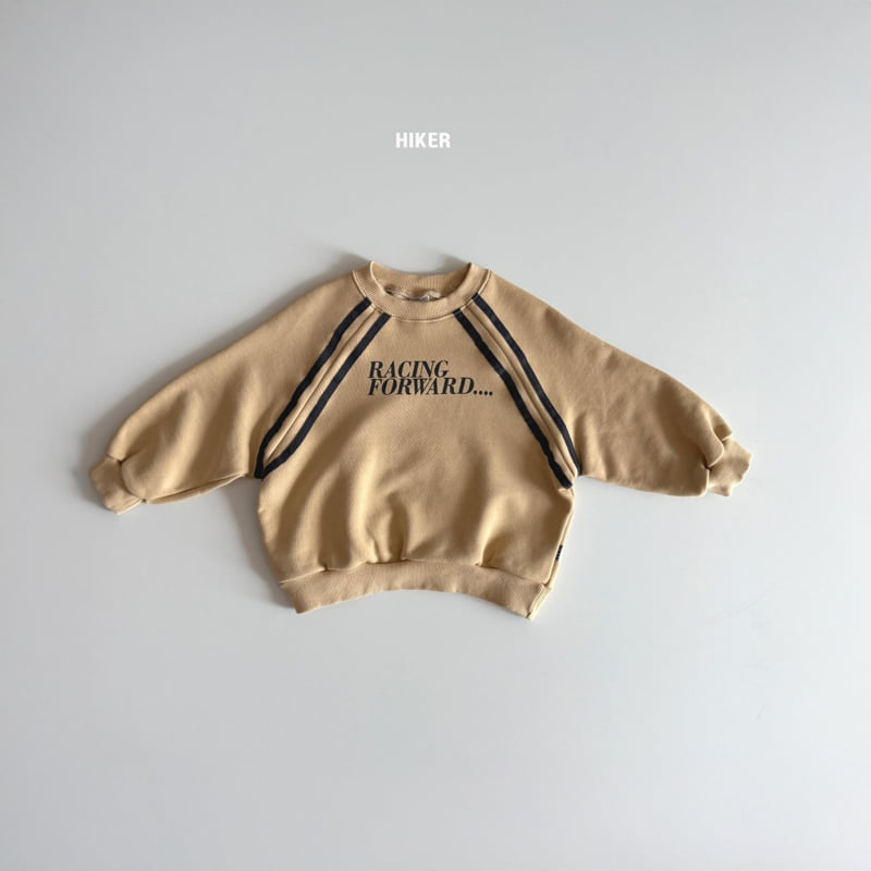 Hiker - Korean Children Fashion - #todddlerfashion - Racing Raglan Sweatshirt - 4