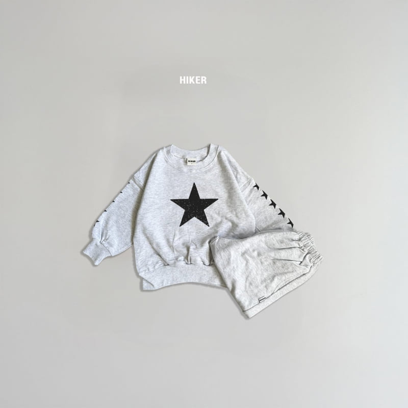 Hiker - Korean Children Fashion - #toddlerclothing - Planned Star Star Star Set - 3