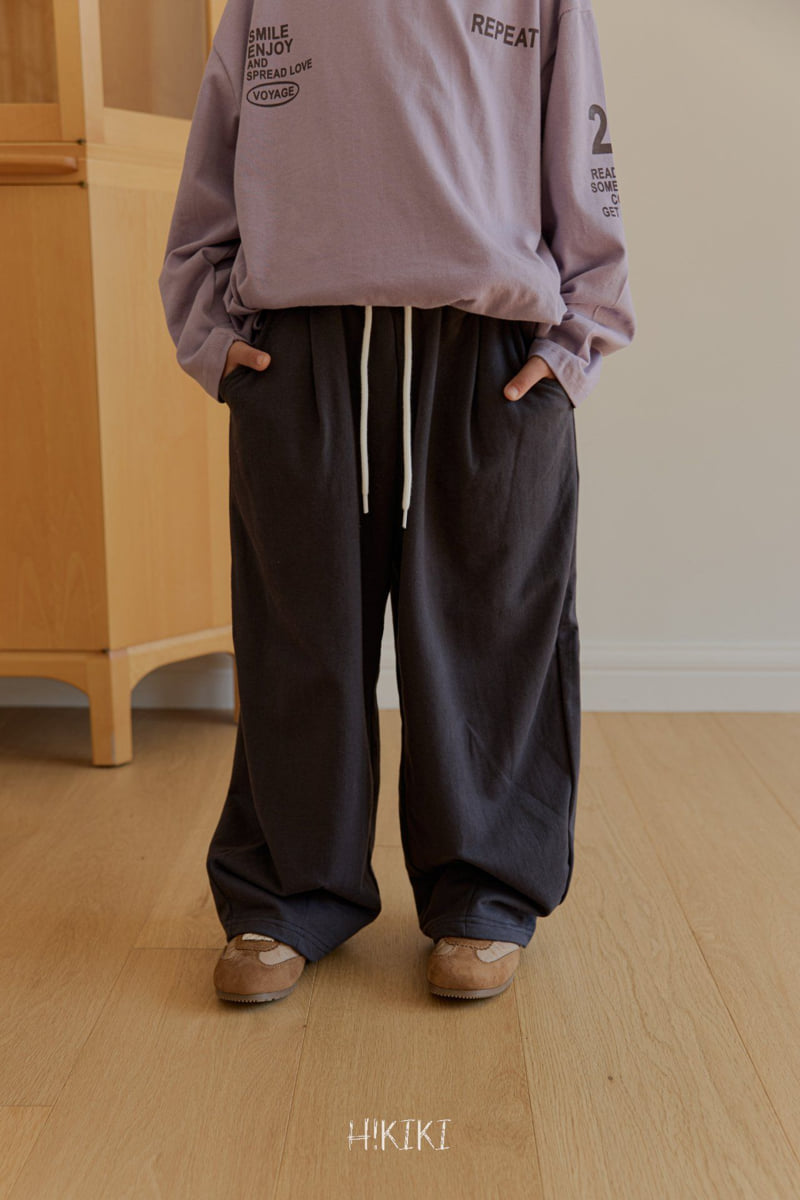 Hikiki - Korean Children Fashion - #childofig - Pleated Wide Pants - 8