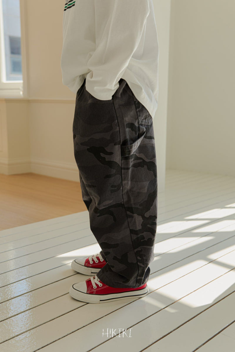Hikiki - Korean Children Fashion - #childofig - Camo Barrel Pants - 7